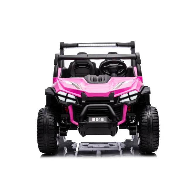 Rožinis elektrinis automobilis vaikams S618 4x4 Elektrinės mašinėlės vaikams