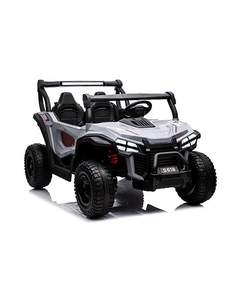 Elektrinė mašinėlė vaikams S618 4x4, pilka