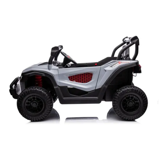 Pilkas elektrinis automobilis S618 4x4 Elektrinės mašinėlės vaikams