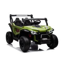 Žalias elektrinis automobilis vaikams S618 4x4
