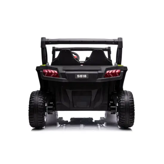Žalias elektrinis automobilis vaikams S618 4x4 Elektrinės mašinėlės vaikams