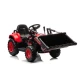Raudonas elektrinis traktorius BW-X002A su kaušu Elektrinės mašinėlės vaikams