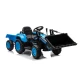 Mėlynas elektrinis traktorius BW-X002A su kaušu