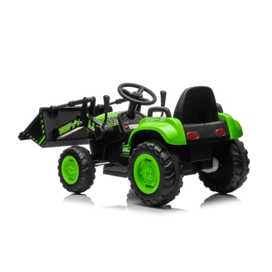 Žalaias elektrinis traktorius BW-X002A su kaušu Elektrinės mašinėlės vaikams
