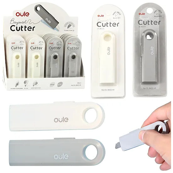 Mini Compact Retractable Cutter for Paper and Foil Mix Kancelejas preces