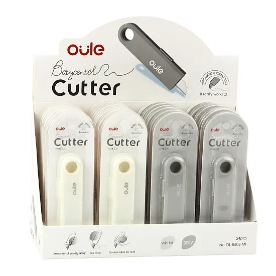Mini Compact Retractable Cutter for Paper and Foil Mix Kancelejas preces