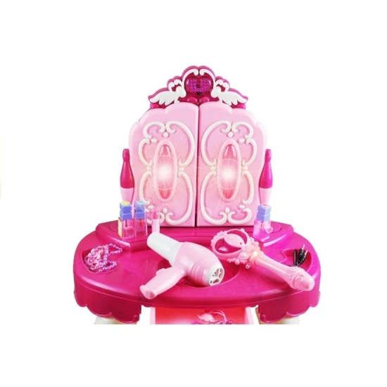 Tualetinis staliukas su garsais ir šviesomis Grožio rinkiniai