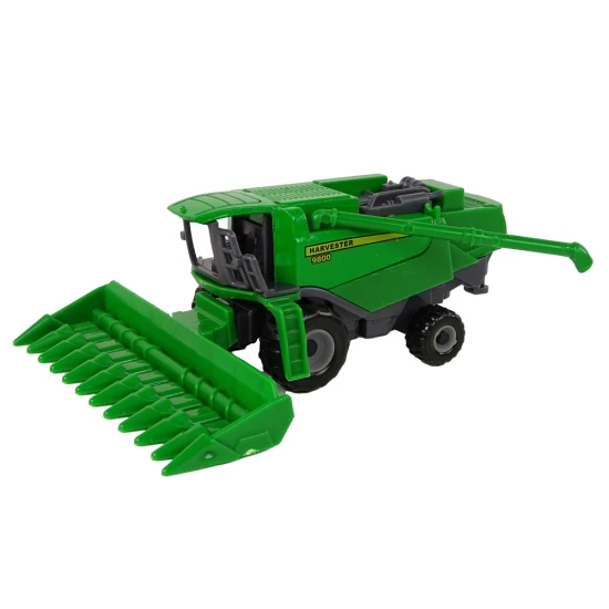 Žalias kombainas su sėjamąja Žaisliniai automobiliai