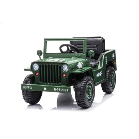 Baterijomis varomas žalias automobilis JH-103 4x4 Elektrinės mašinėlės vaikams
