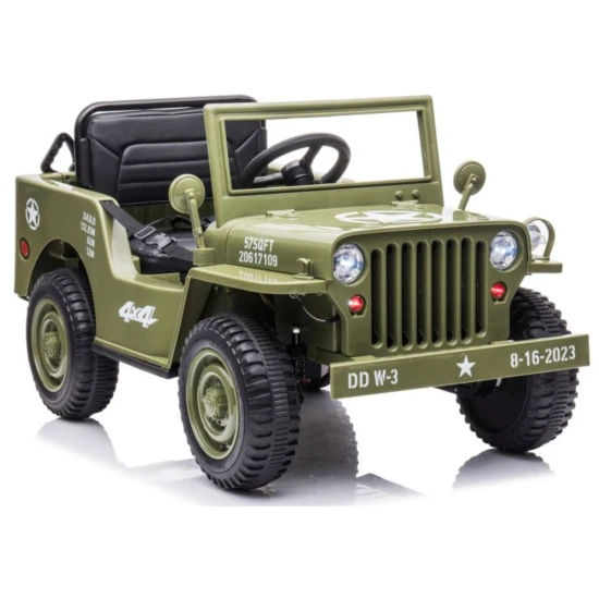 Baterijomis varomas chaki automobilis JH-103 4x4 Elektrinės mašinėlės vaikams