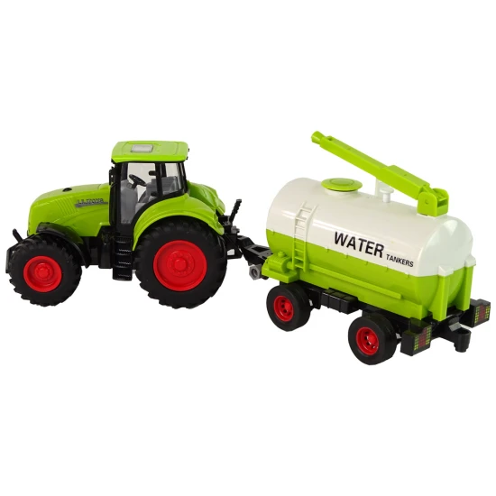 Traktorius su priekaba ir dideliais ratais Žaisliniai automobiliai