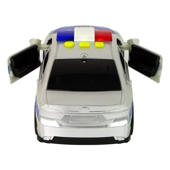Sidabrinis policijos automobilis Žaisliniai automobiliai