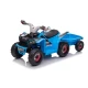 Mėlynas elektrinis keturratis XMX630T Elektrinės mašinėlės vaikams