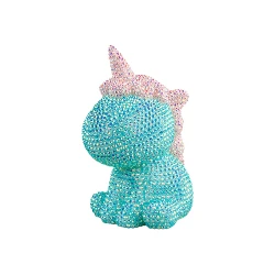 Mėlynas kūrybinis vienaragio rinkinys: Sukurk pats – deimantai ir kristalai