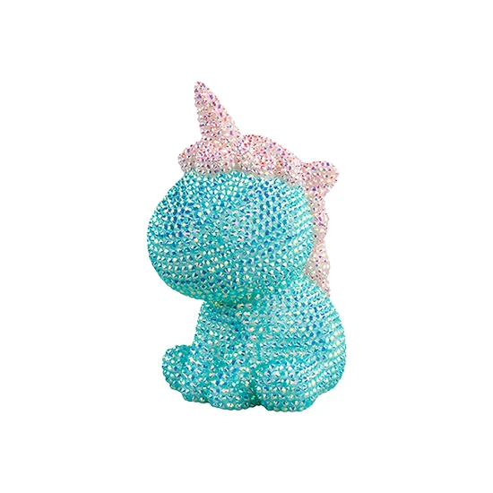 Mėlynas kūrybinis vienaragio rinkinys: Sukurk pats – deimantai ir kristalai Lavinamieji