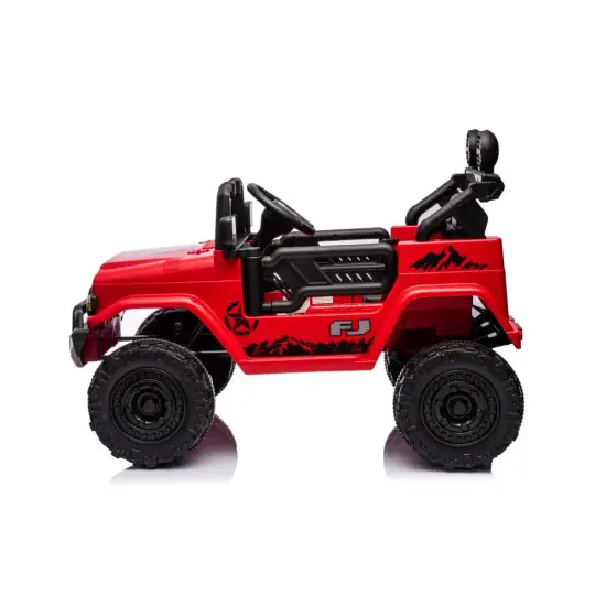 Toyota FJ akumuliatorinis raudonas visureigis Automobiliai