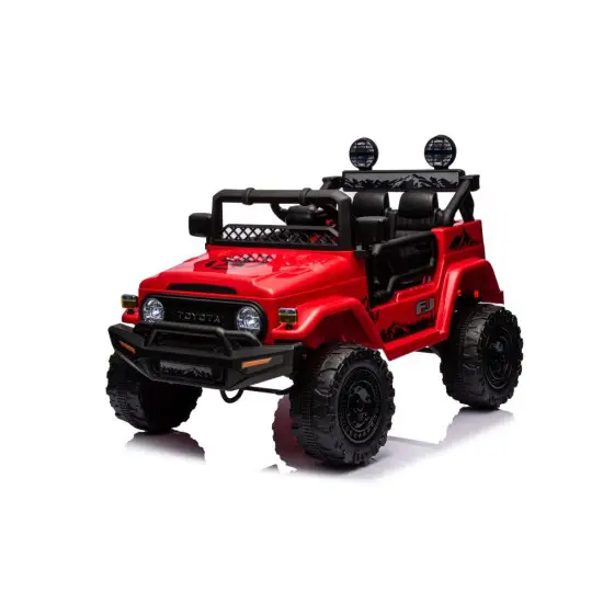 Toyota FJ akumuliatorinis raudonas visureigis Automobiliai