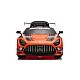 Oranžinis elektrinis automobilis Mercedes AMG GT3 Automobiliai