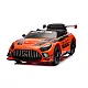 Oranžinis elektrinis automobilis Mercedes AMG GT3 Automobiliai