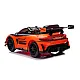 Oranžinis elektrinis automobilis Mercedes AMG GT3 Automobiliai