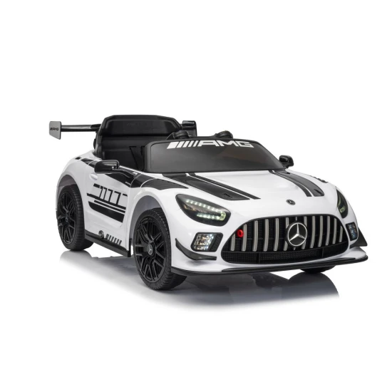 Mercedes AMG GT3 baltas automobilis