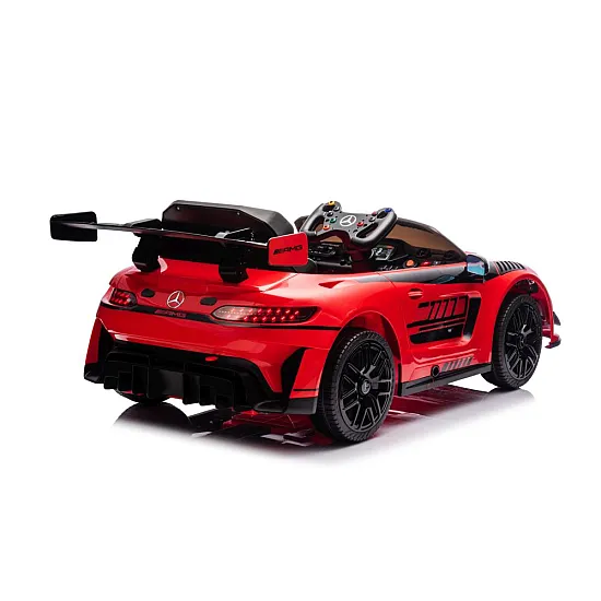 Mercedes AMG GT3 raudonas automobilis