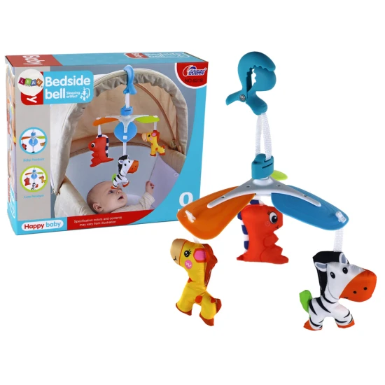 Karuselė lovytei  „Spalvingi gyvūnai“ 