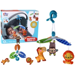 Klasikinė lovelės karuselė su gyvūnais