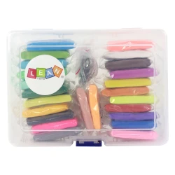 Radošs māla modelēšanas komplekts, 24 krāsas