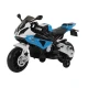 BMW S1000RR mėlynas elektrinis motociklas
