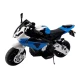 BMW S1000RR mėlynas elektrinis motociklas