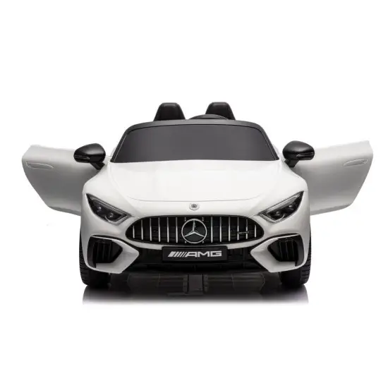 Baltas elektrinis automobilis Mercedes AMG SL63 Elektrinės mašinėlės vaikams