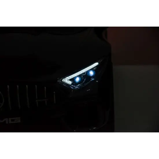 Juodas elektrinis automobilis Mercedes AMG SL63 Elektrinės mašinėlės vaikams