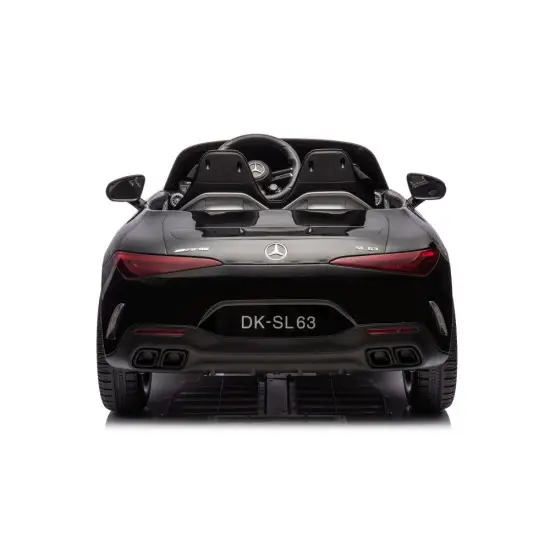 Juodas elektrinis automobilis Mercedes AMG SL63 Elektrinės mašinėlės vaikams