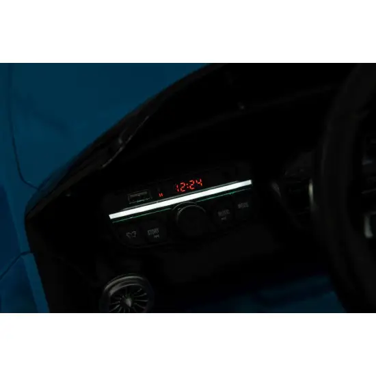 Mėlynas elektrinis automobilis Mercedes AMG SL63 Elektrinės mašinėlės vaikams