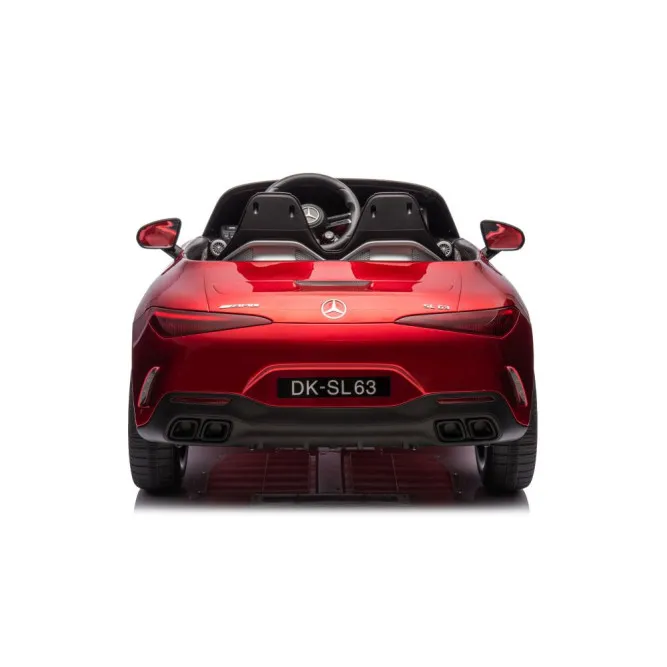 Raudonas elektrinis automobilis Mercedes AMG SL63 Elektrinės mašinėlės vaikams