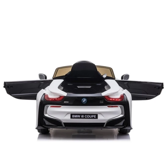 Baltas elektrinis automobilis BMW I8 Elektrinės mašinėlės vaikams