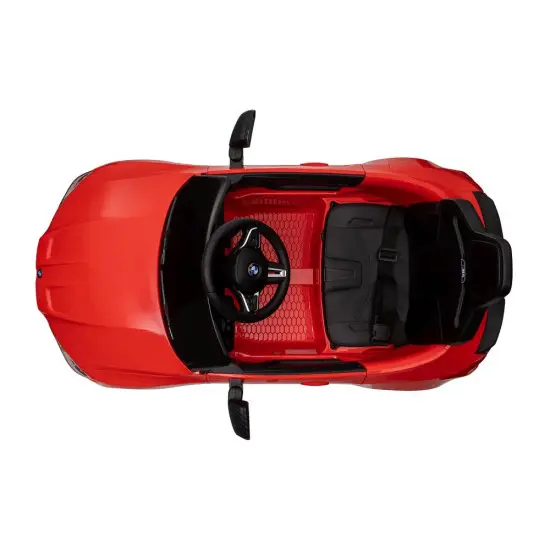 Raudonas elektrinis automobilis BMW M4 Elektrinės mašinėlės vaikams