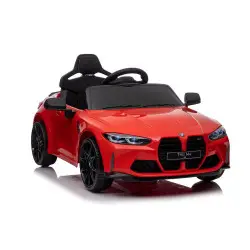 Raudonas elektrinis automobilis BMW M4