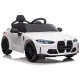 Baltas elektrinis automobilis BMW M4 Elektrinės mašinėlės vaikams