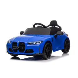 Mėlynas elektrinis automobilis  BMW M4