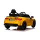 BMW M4 geltonas automobilis Automobiliai