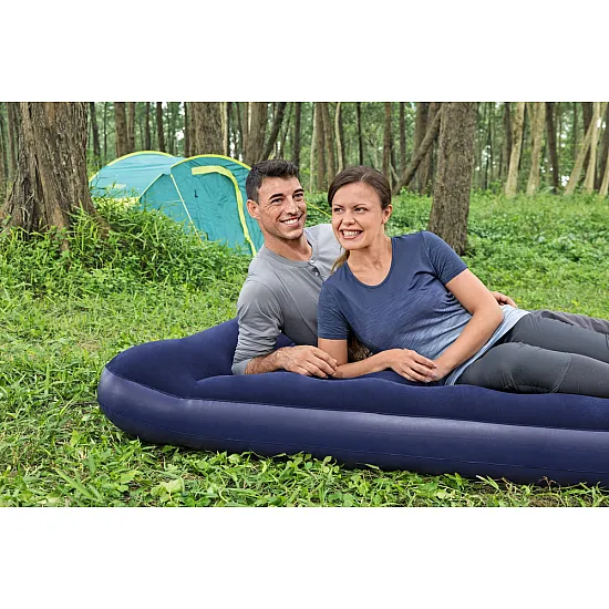 Pripučiamas čiužinys su pompa 191 x 137 x 28 cm Bestway 67225