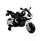 Juodas BMW S1000RR akumuliatorinis motociklas