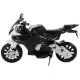 Juodas BMW S1000RR akumuliatorinis motociklas