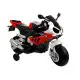 Raudonas BMW S1000RR akumuliatorinis motociklas