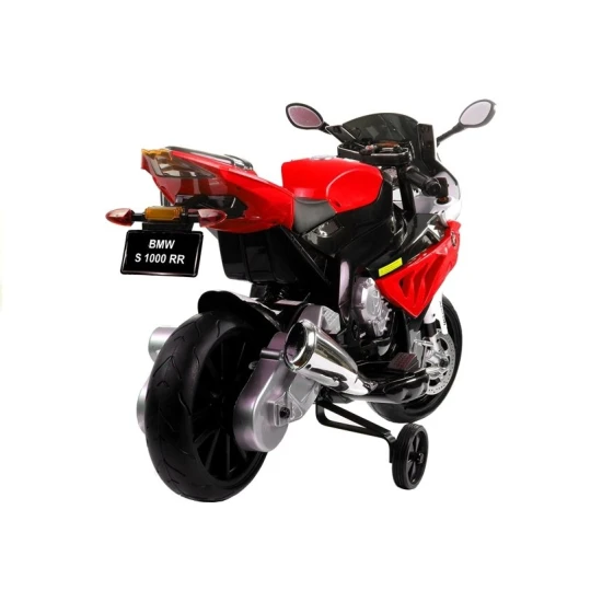 Raudonas BMW S1000RR akumuliatorinis motociklas