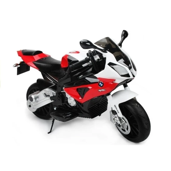 Raudonas BMW S1000RR akumuliatorinis motociklas