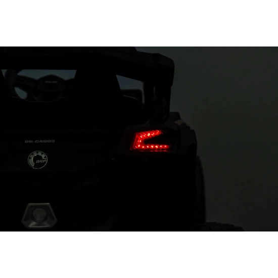 Raudonas elektrinis bagis Can-Am DK-CA003 Elektrinės mašinėlės vaikams