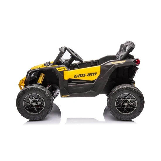 Geltonas elektrinis bagis Can-Am DK-CA003 Elektrinės mašinėlės vaikams